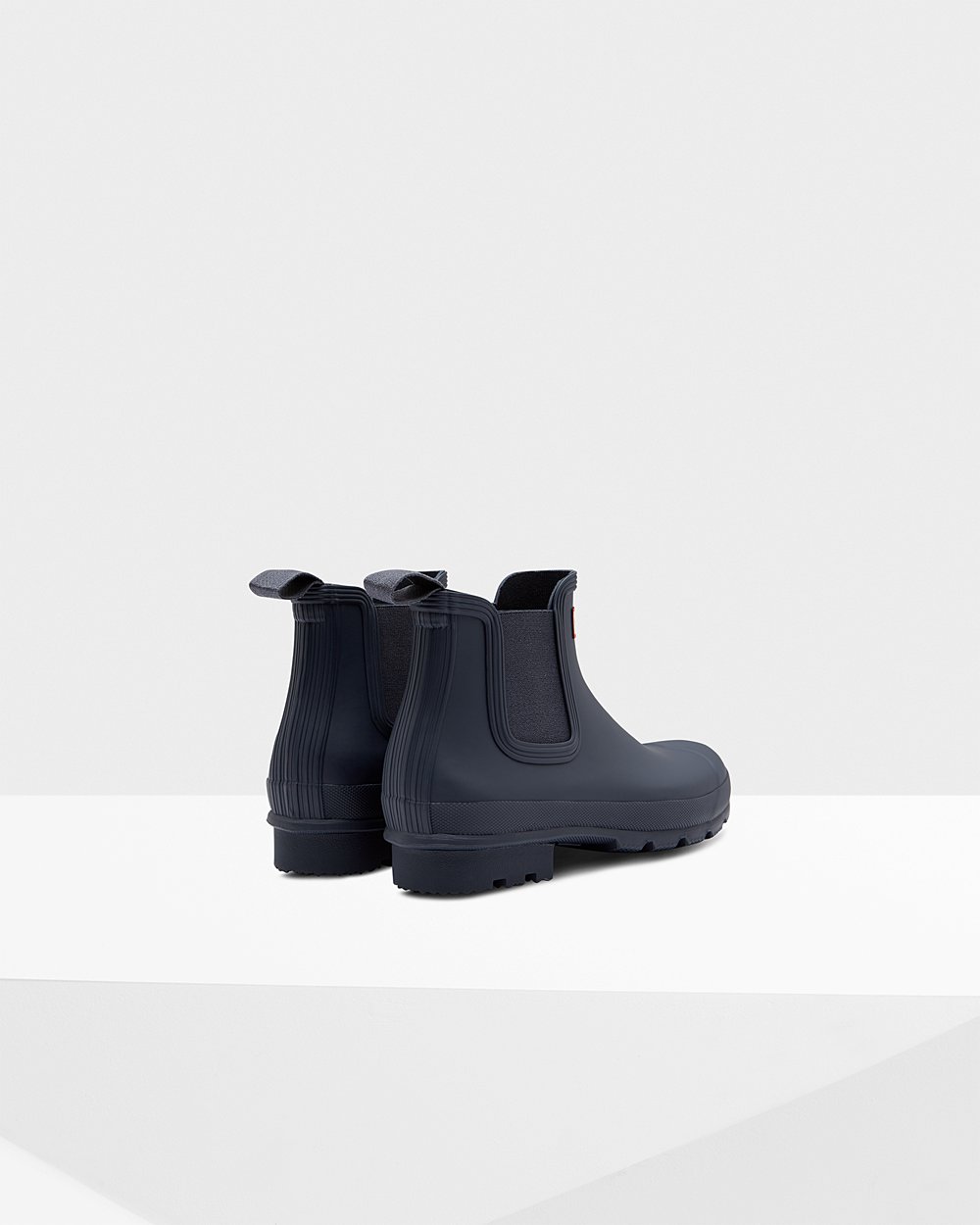 Mens Chelsea Boots - Hunter Original (24ZDUISAT) - Navy